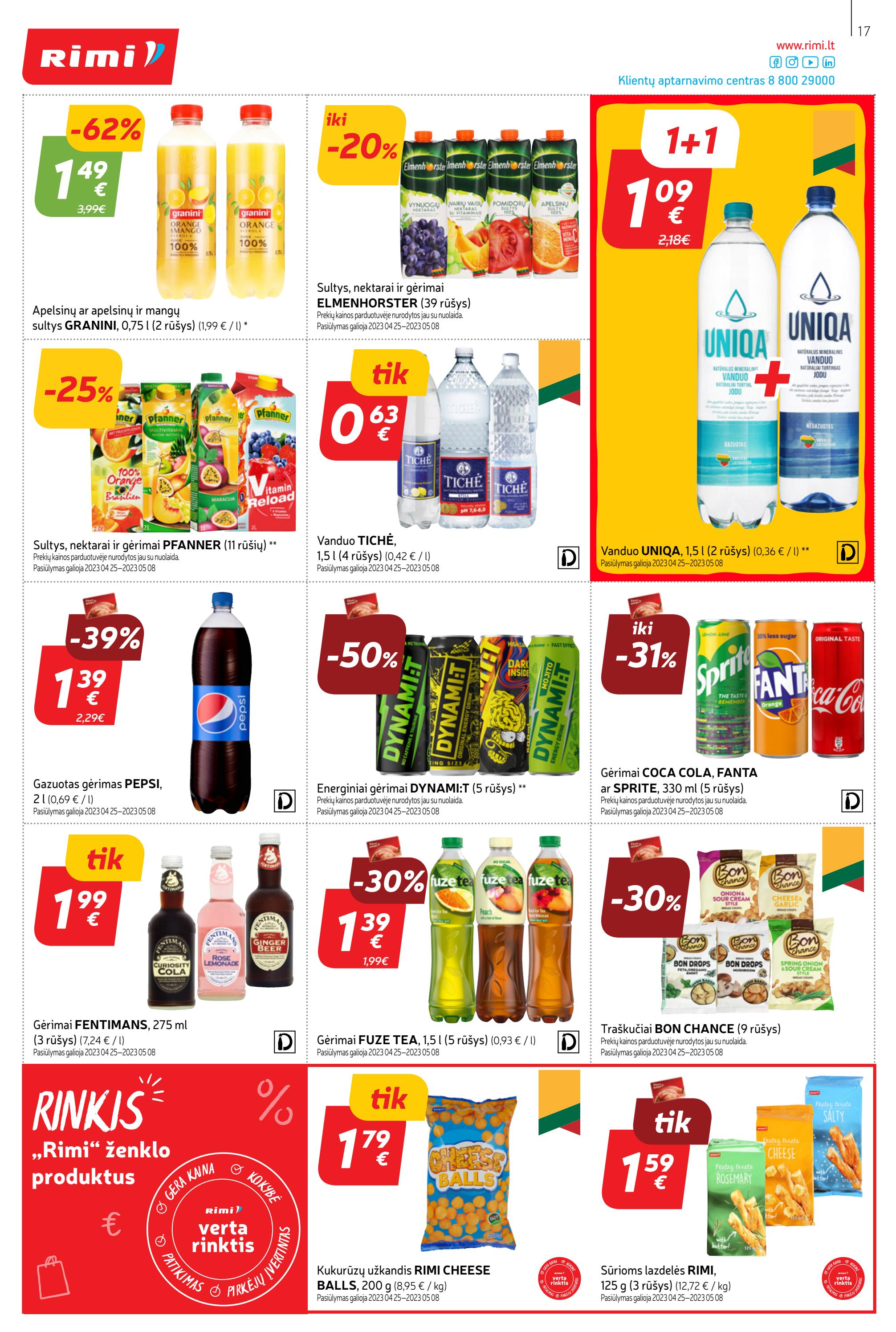 Rimi savaitinis leidinys akcijos nuo 
  2023-05-02 iki 
  2023-05-08 | Leidinukas.lt puslapis 17