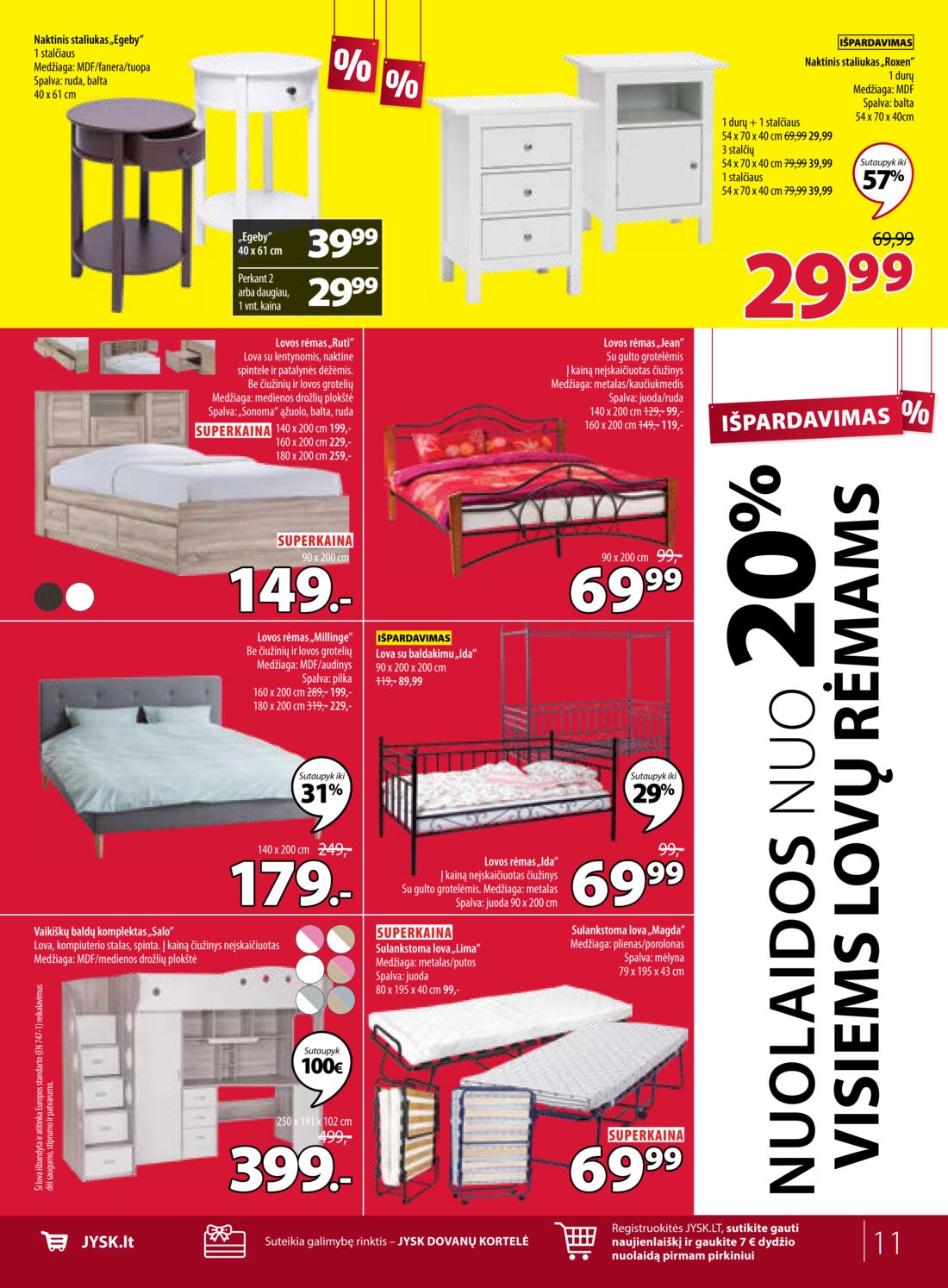 Jysk leidinys akcijos nuo 
  2019-06-18 iki 
  2019-06-24 | Leidinukas.lt puslapis 11