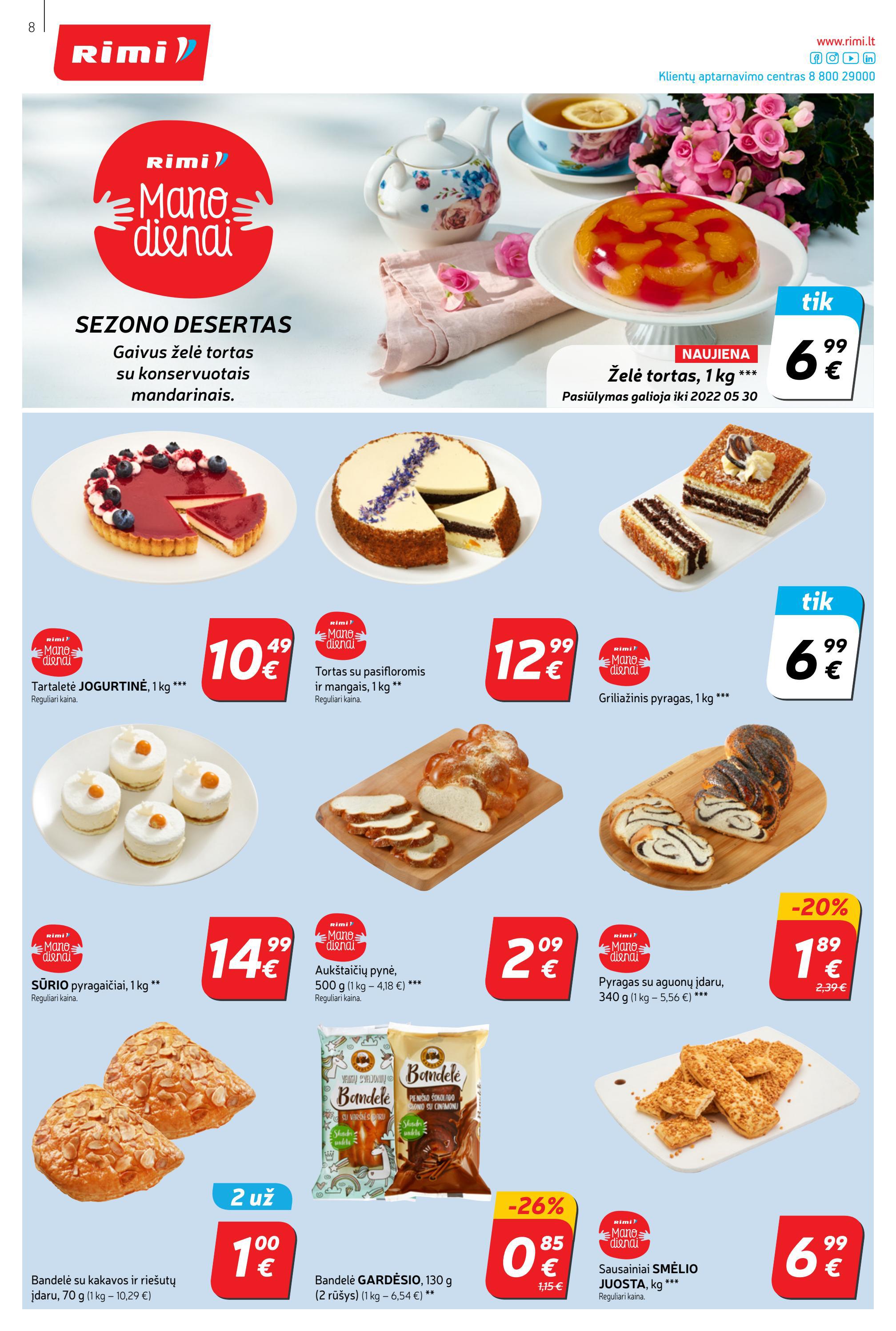 Rimi savaitinis leidinys akcijos nuo 
  2022-05-24 iki 
  2022-05-30 | Leidinukas.lt puslapis 8
