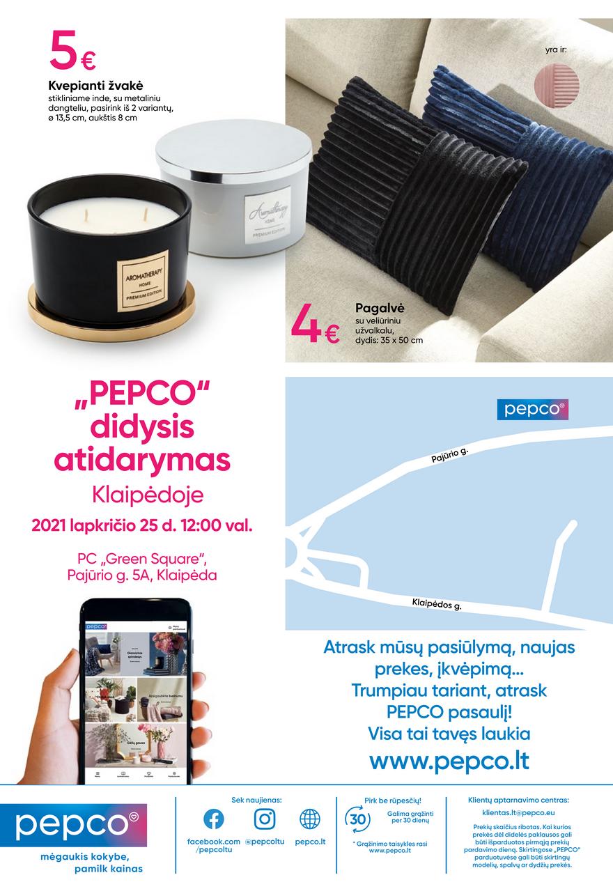 Pepco atidarymo leidinys akcijos nuo
2021-11-25 iki
2021-12-01 | Leidinukas.lt puslapis 8