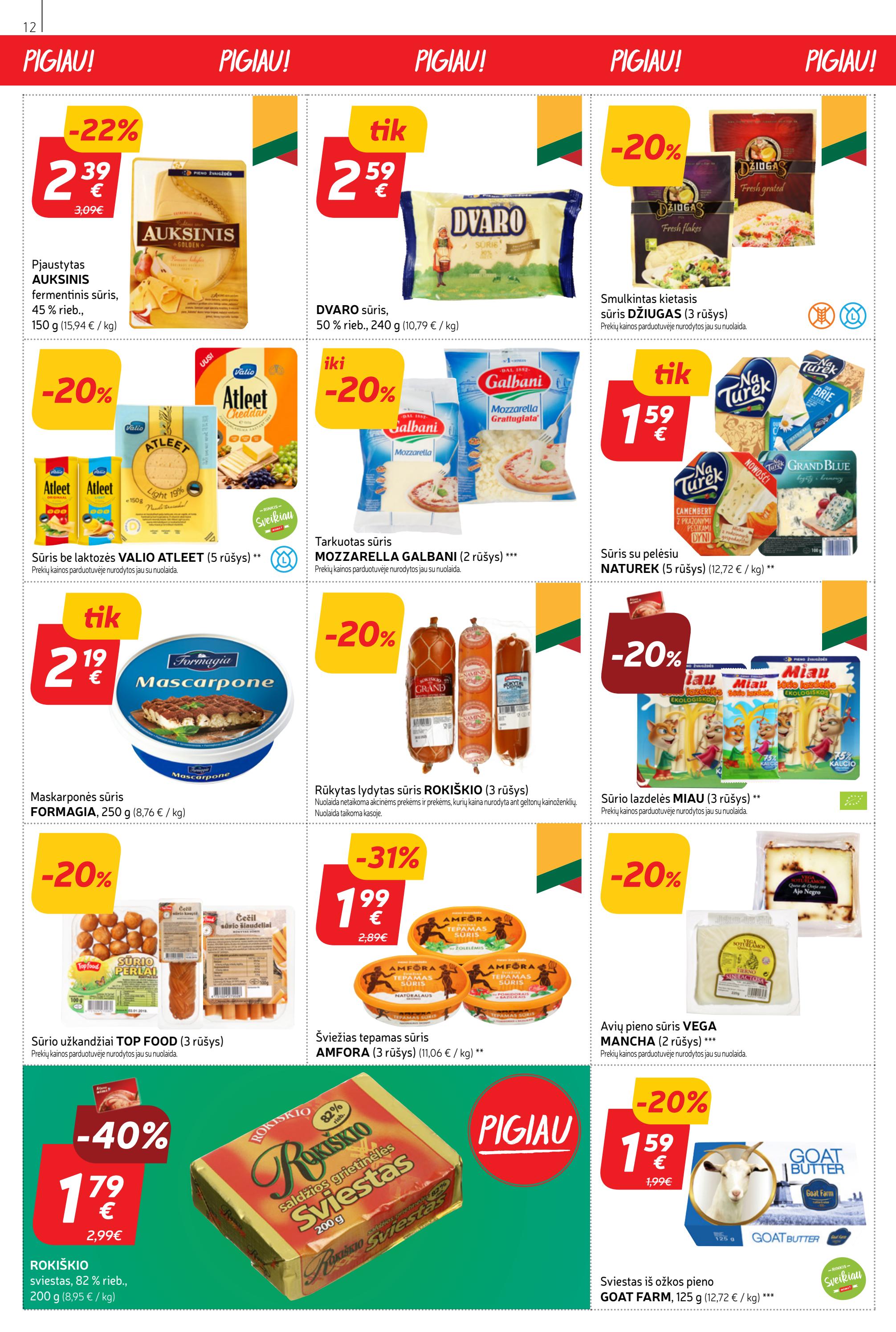 Rimi savaitinis leidinys akcijos nuo 
  2023-03-14 iki 
  2023-03-20 | Leidinukas.lt puslapis 12