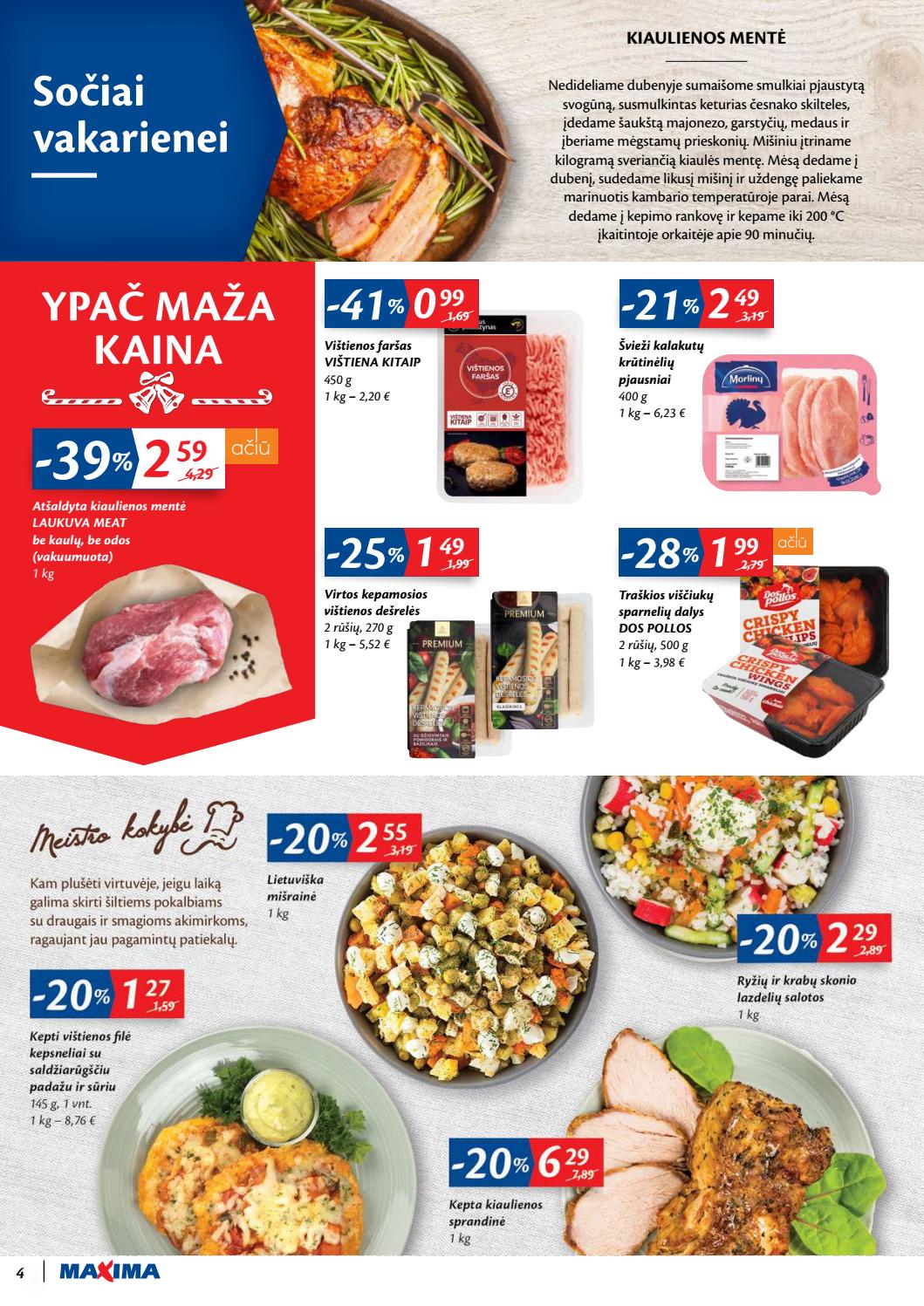 Maxima kaininis leidinys akcijos nuo 
  2019-12-10 iki 
  2019-12-16 | Leidinukas.lt puslapis 4