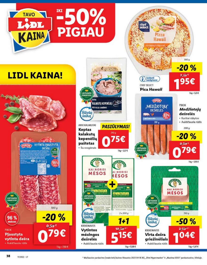 Ldil maisto leidinys akcijos nuo 
  2022-04-25 iki 
  2022-05-01 | Leidinukas.lt puslapis 38