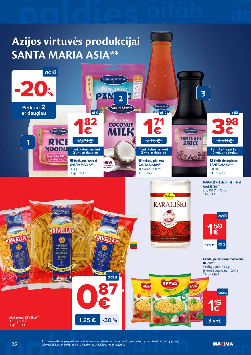 Maxima leidinys akcijos nuo 
  2026-06-09 iki 
  2026-06-15 | Leidinukas.lt puslapis 26