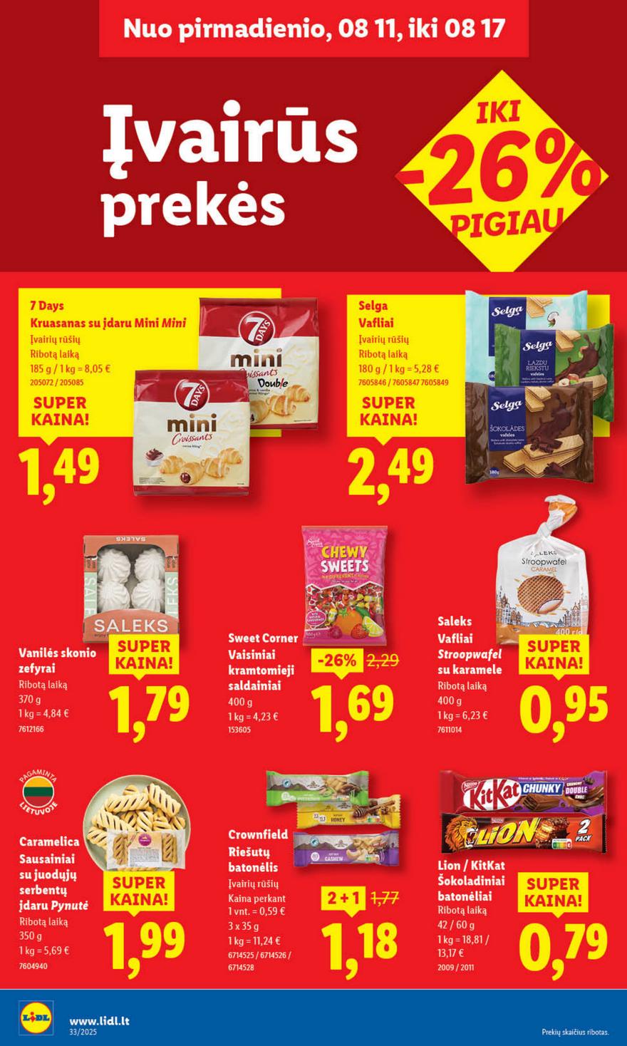 Lidl leidinys akcijos nuo 
  2025-08-11 iki 
  2025-08-17 | Leidinukas.lt puslapis 30