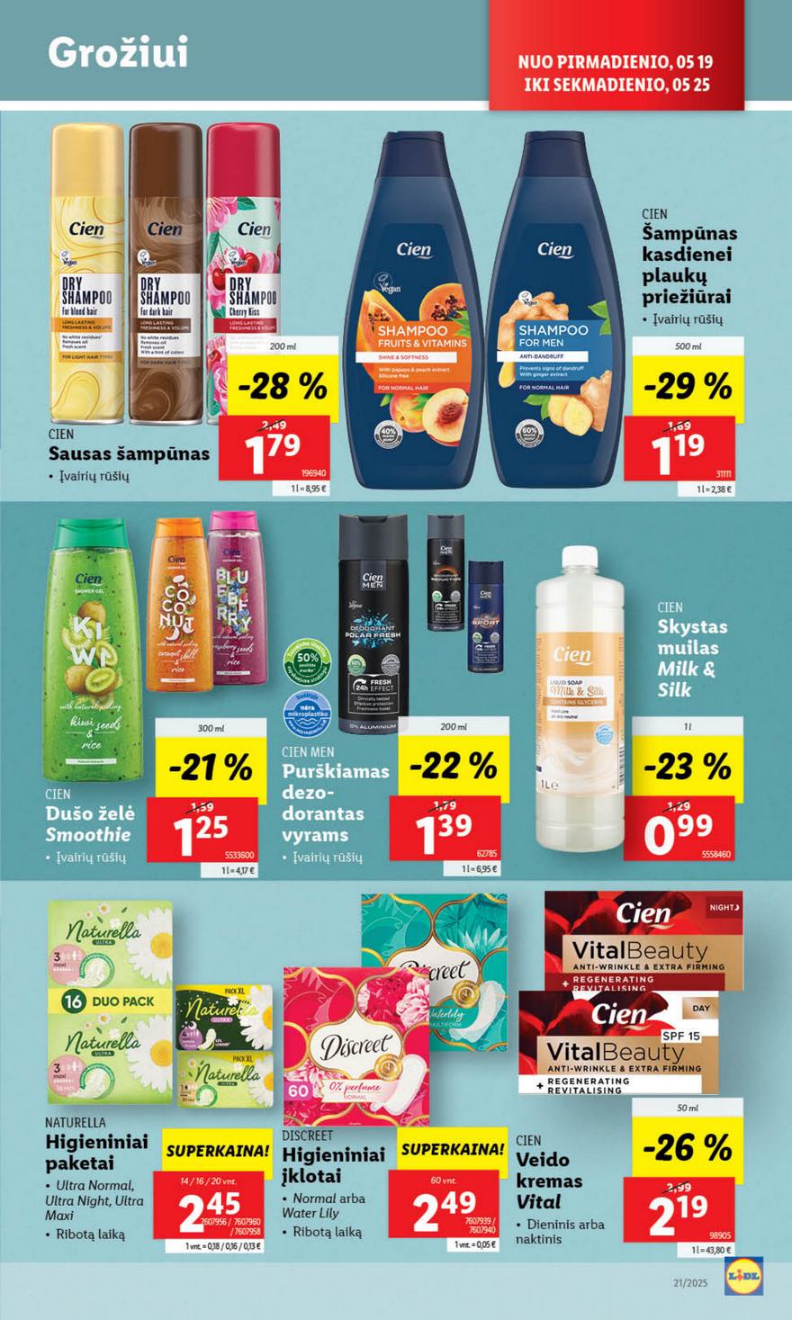 Lidl leidinys akcijos nuo 
  2025-05-19 iki 
  2025-05-25 | Leidinukas.lt puslapis 37