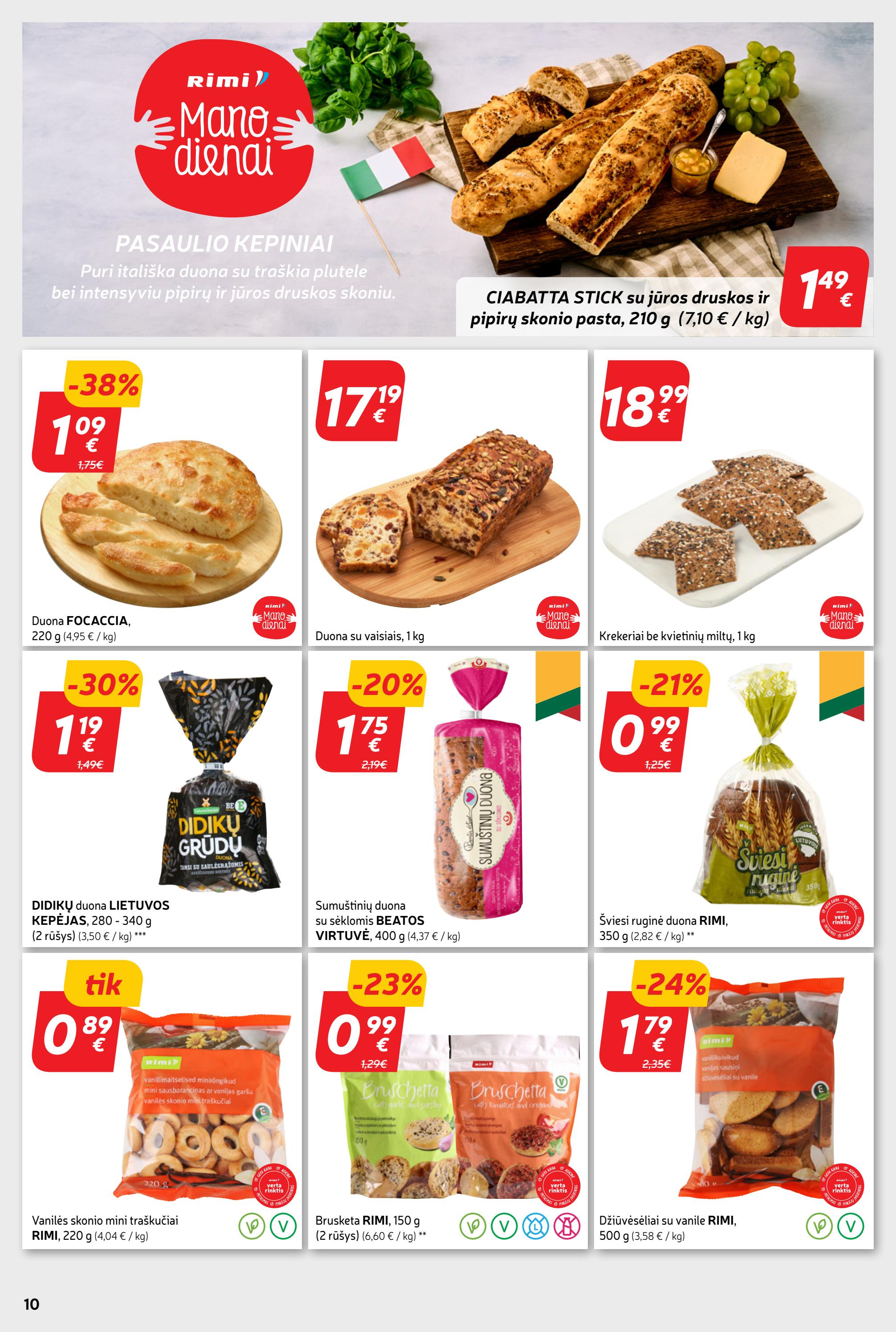 Rimi savaitinis leidinys akcijos nuo 
  2023-07-04 iki 
  2023-07-10 | Leidinukas.lt puslapis 10
