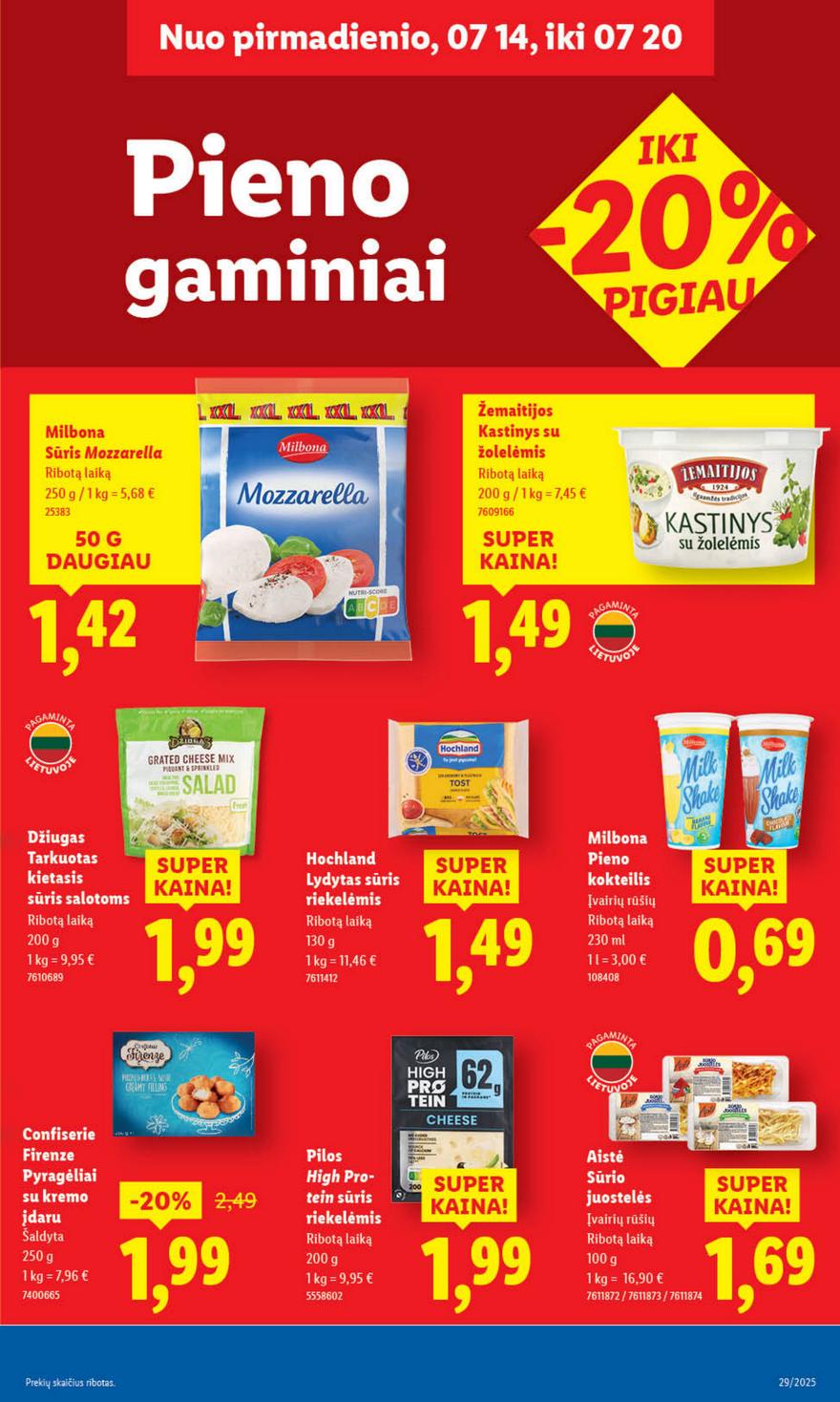 Lidl leidinys naujas akcijos nuo 
  2025-07-14 iki 
  2025-07-20 | Leidinukas.lt puslapis 25