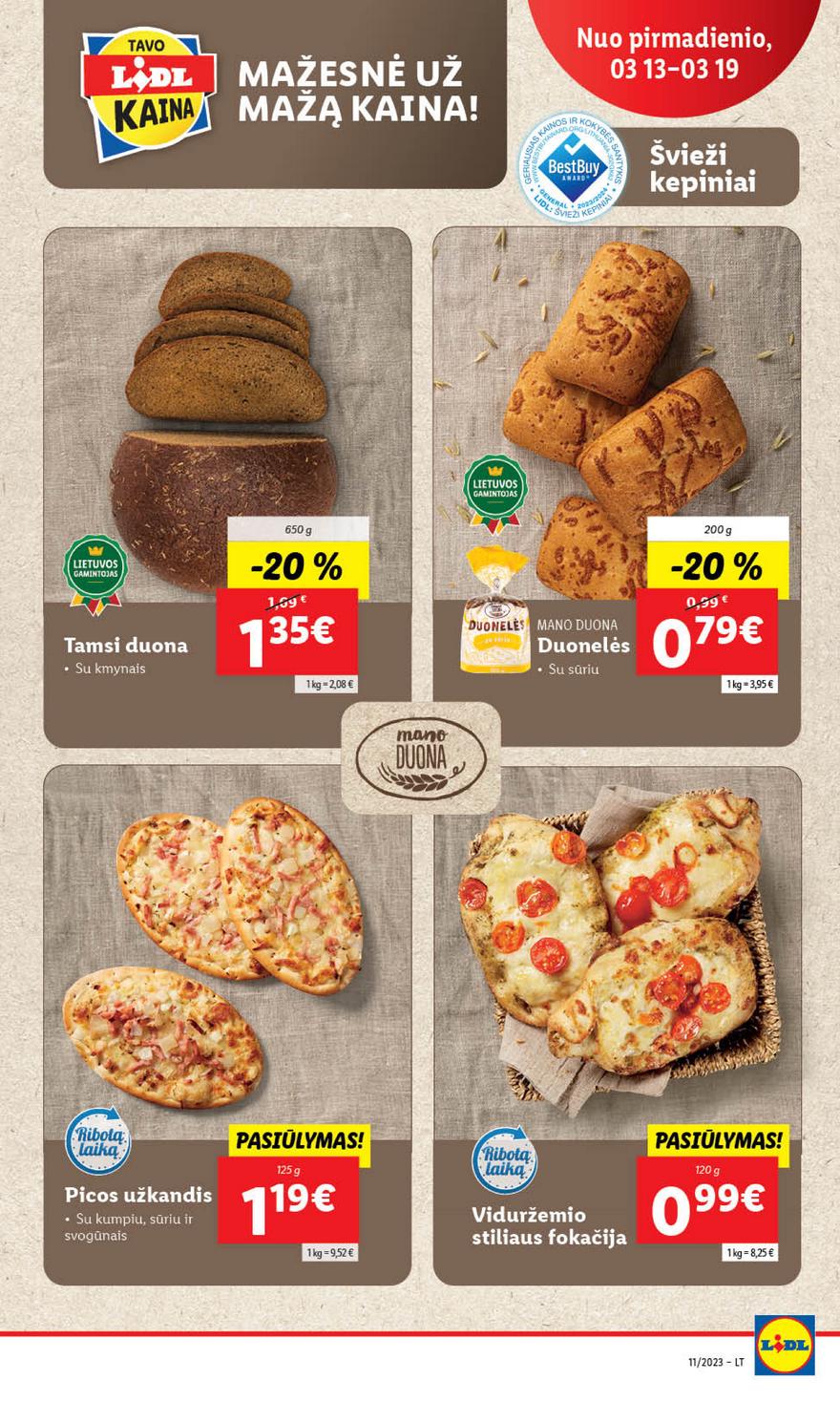 Ldil maisto leidinys akcijos nuo 
  2023-03-13 iki 
  2023-03-19 | Leidinukas.lt puslapis 8