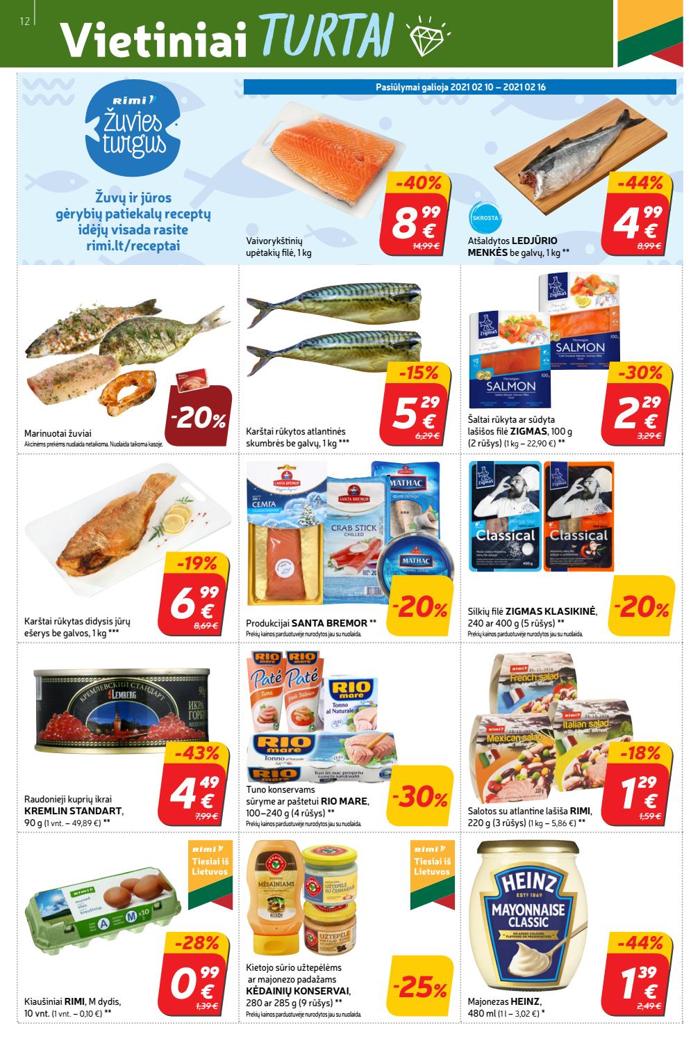 Rimi savaitinis leidinys akcijos nuo 
  2021-02-09 iki 
  2021-02-16 | Leidinukas.lt puslapis 12