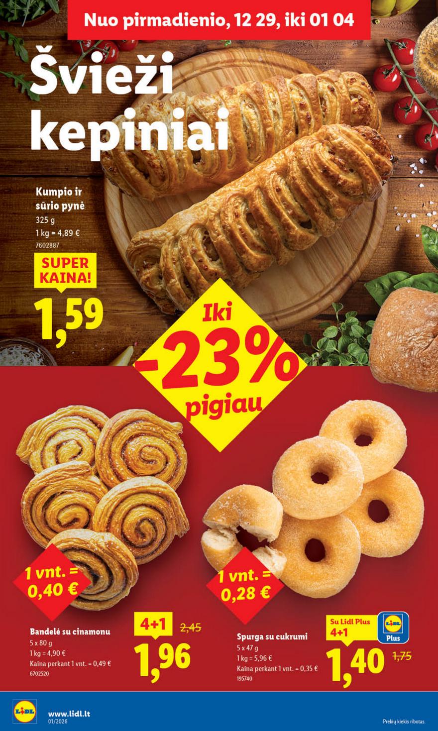 Lidl leidinys akcijos nuo 
  2025-12-29 iki 
  2026-01-04 | Leidinukas.lt puslapis 6