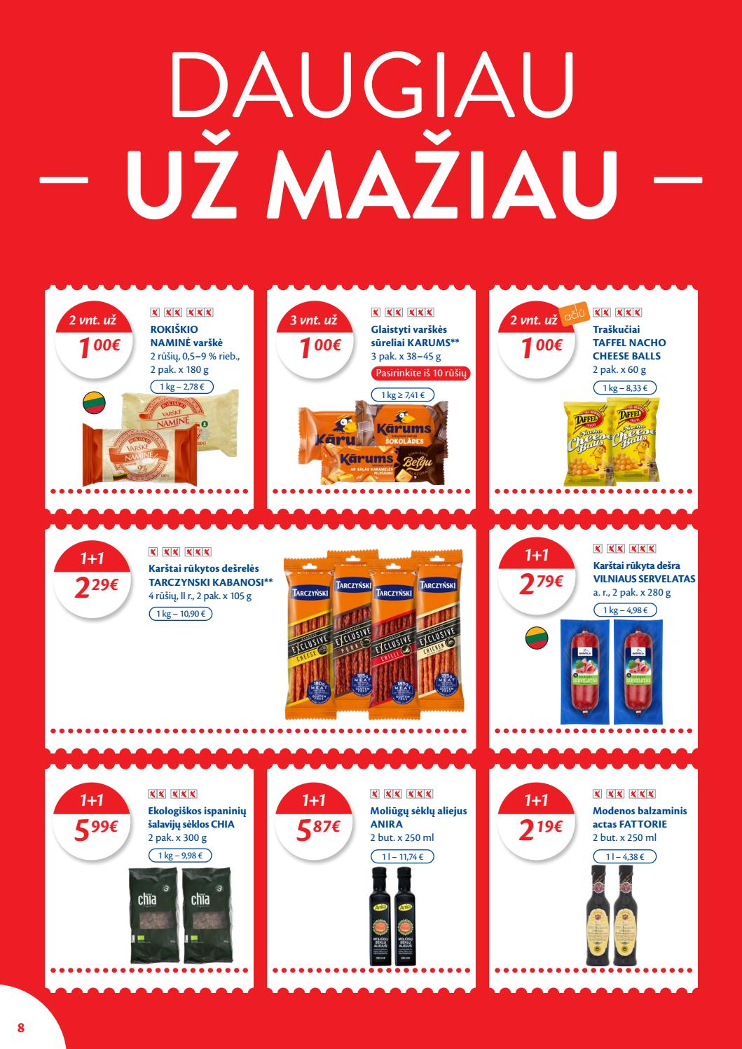 Maxima kaininis leidinys akcijos nuo 
  2021-07-27 iki 
  2021-08-02 | Leidinukas.lt puslapis 8