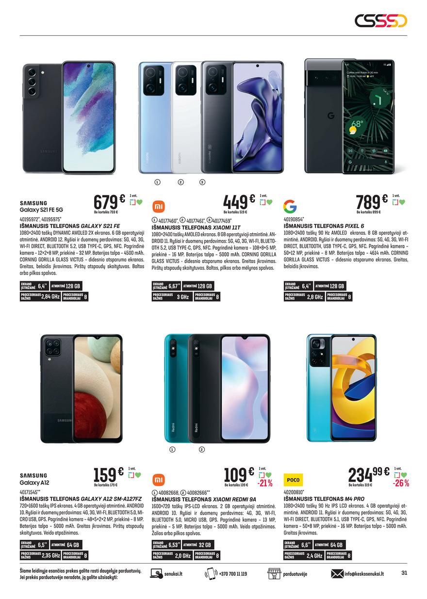 Senukai leidinys akcijos nuo 
  2022-03-02 iki 
  2022-03-22 | Leidinukas.lt puslapis 31