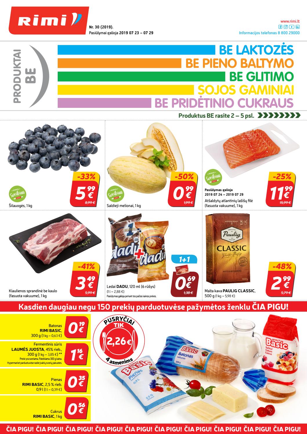 Rimi savaitinis leidinys akcijos nuo 
  2019-07-23 iki 
  2019-07-29 | Leidinukas.lt puslapis 1