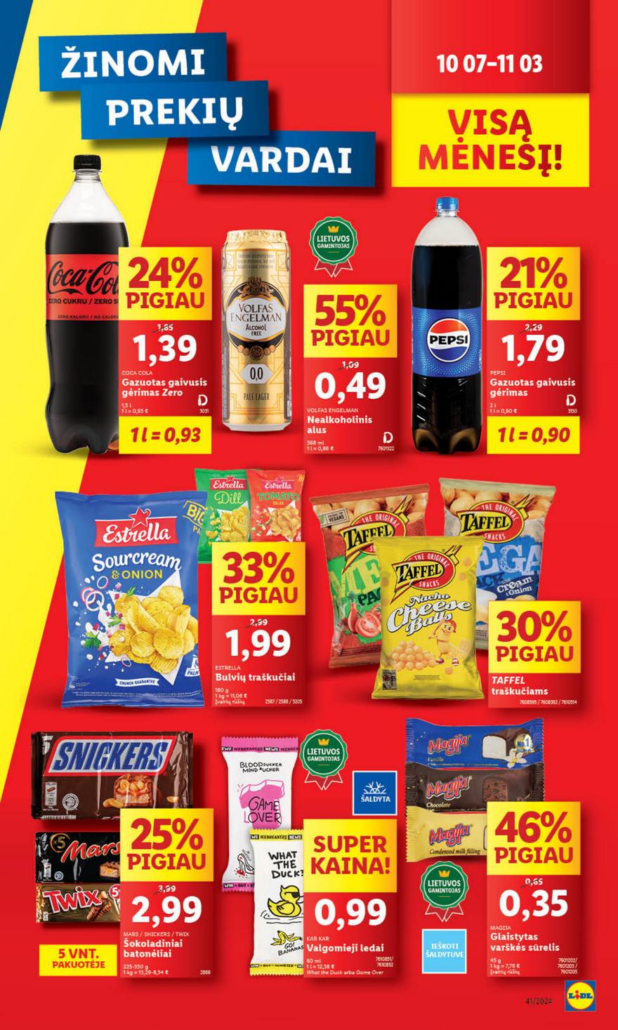 Lidl savaitinis leidinys akcijos nuo
2024-10-07 iki
2024-10-13 | Leidinukas.lt puslapis 11