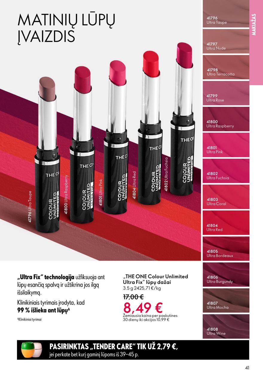 Oriflame katalogas akcijos nuo 
  2026-02-18 iki 
  2026-03-10 | Leidinukas.lt puslapis 41