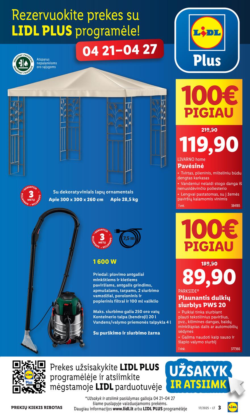 Lidl ne maisto leidinys akcijos nuo 
  2025-04-21 iki 
  2025-04-27 | Leidinukas.lt puslapis 3