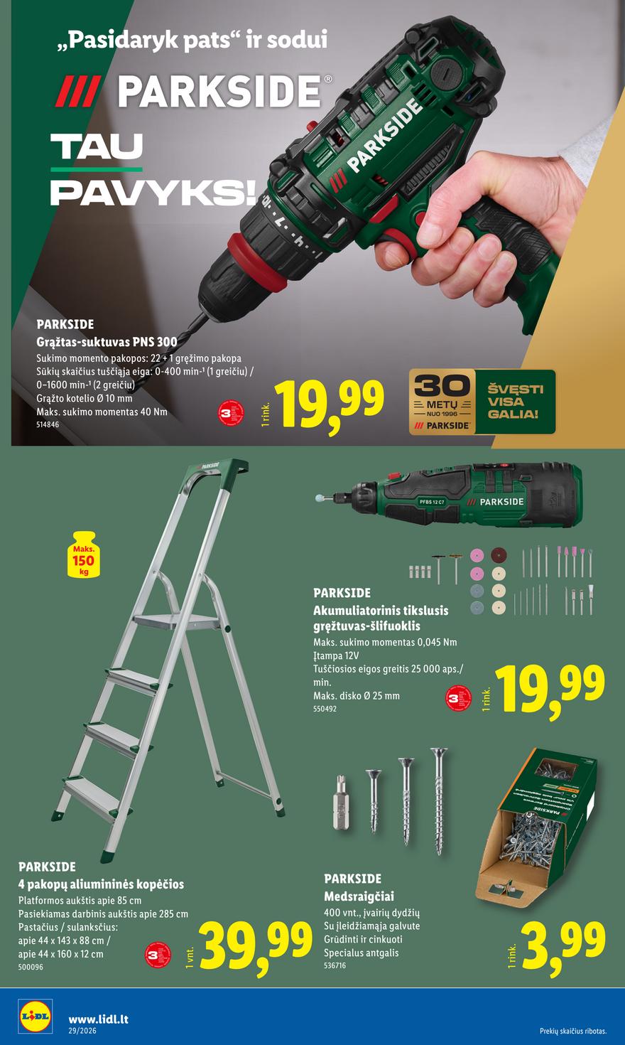 Lidl leidinys akcijos nuo 
  2026-07-13 iki 
  2026-07-19 | Leidinukas.lt puslapis 10