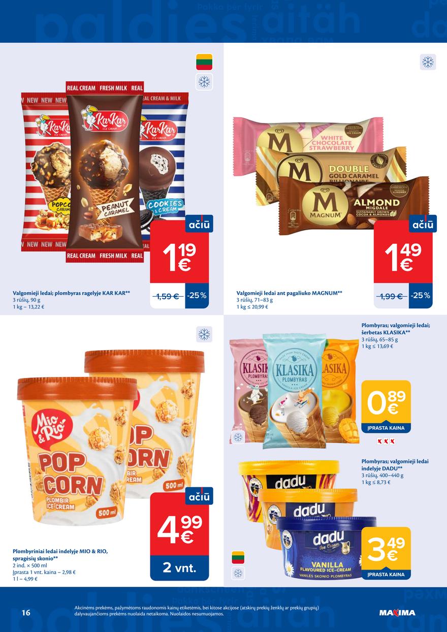 Maxima leidinys akcijos nuo 
  2026-05-26 iki 
  2026-06-01 | Leidinukas.lt puslapis 16
