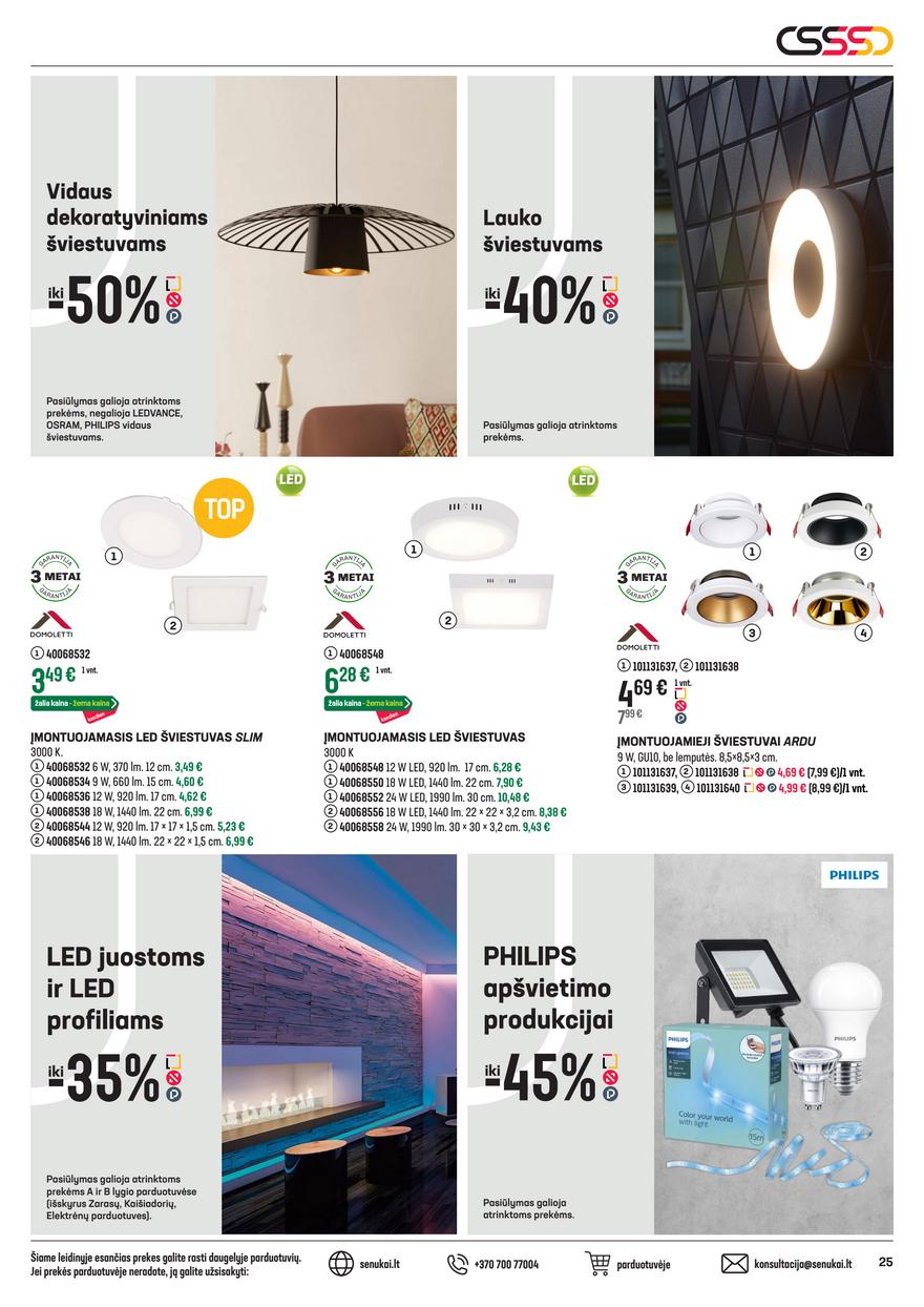 Senukai leidinys akcijos nuo 
  2025-04-16 iki 
  2025-05-12 | Leidinukas.lt puslapis 25