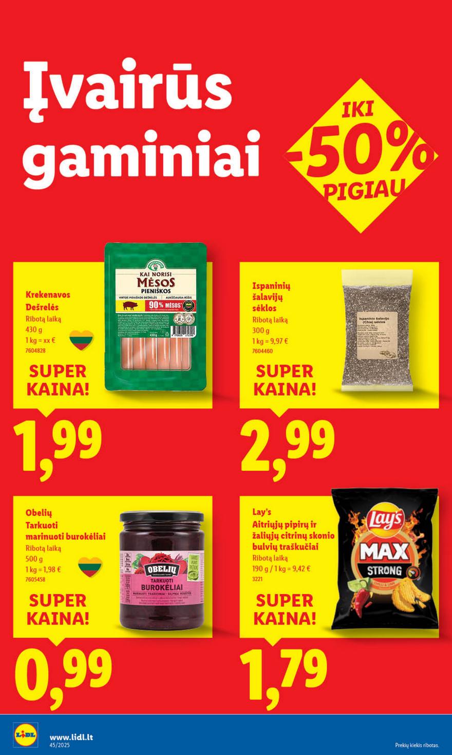 Lidl leidinys akcijos nuo 
  2025-11-03 iki 
  2025-11-09 | Leidinukas.lt puslapis 40