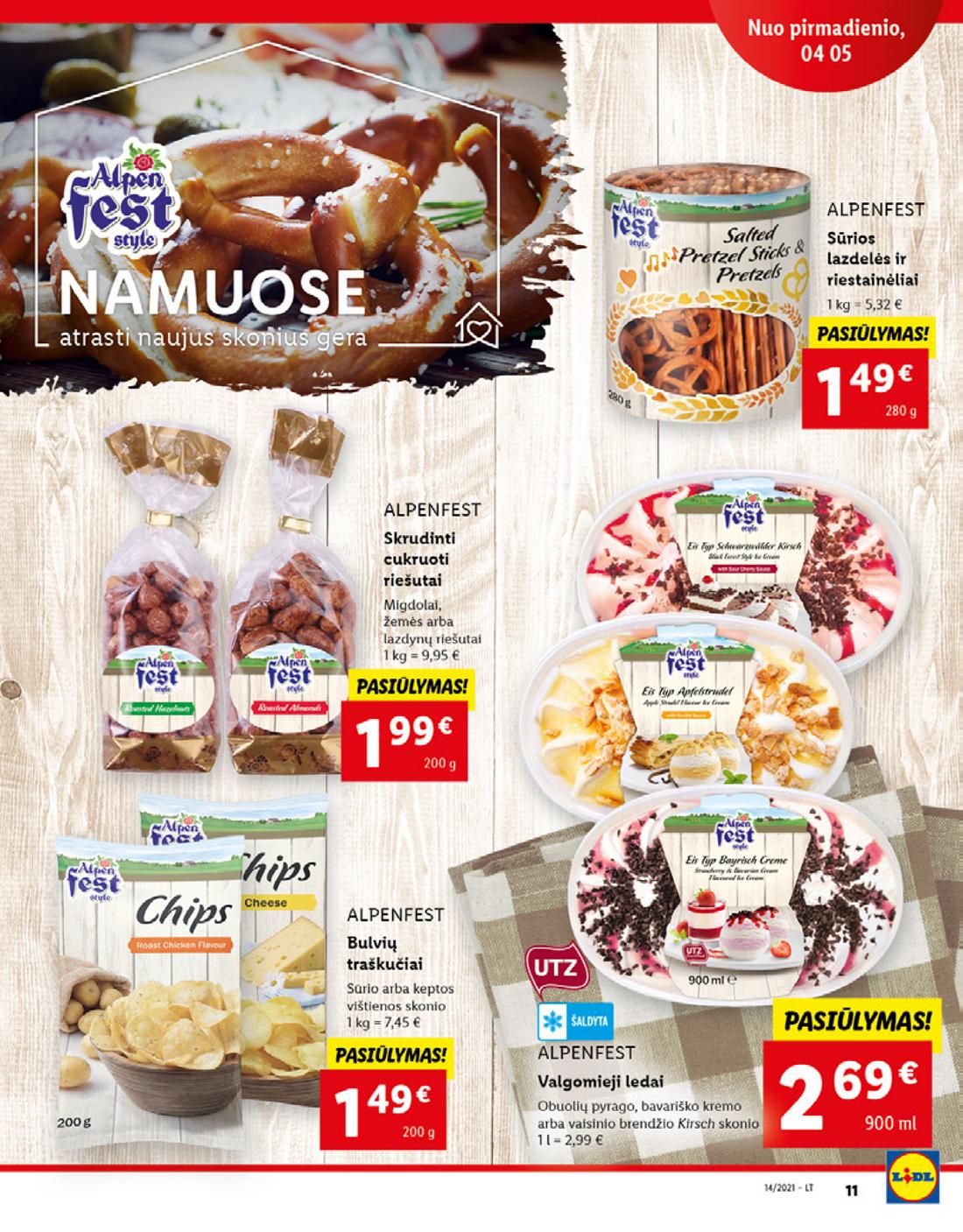 Lidl maisto prekių pasiūlymai akcijos nuo 
  2021-04-05 iki 
  2021-04-11 | Leidinukas.lt puslapis 11