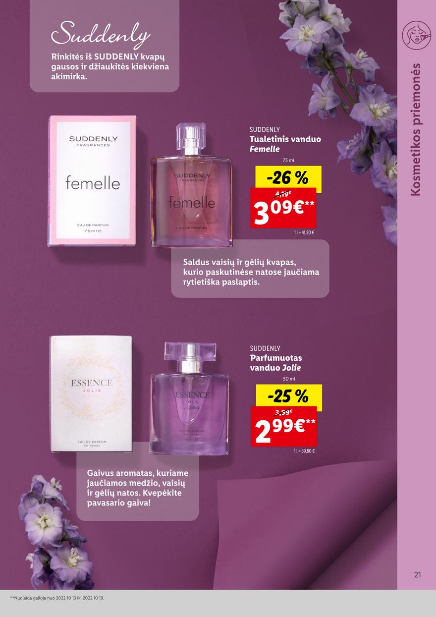 Lidl pasiūlymai akcijos nuo 
  2022-10-13 iki 
  2022-10-19 | Leidinukas.lt puslapis 21