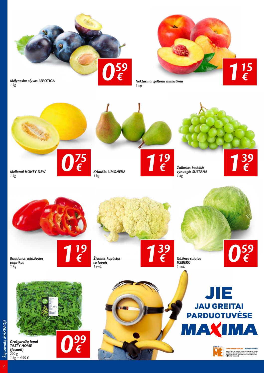 Maxima kaininis leidinys akcijos nuo 
  2019-08-20 iki 
  2019-08-26 | Leidinukas.lt puslapis 2