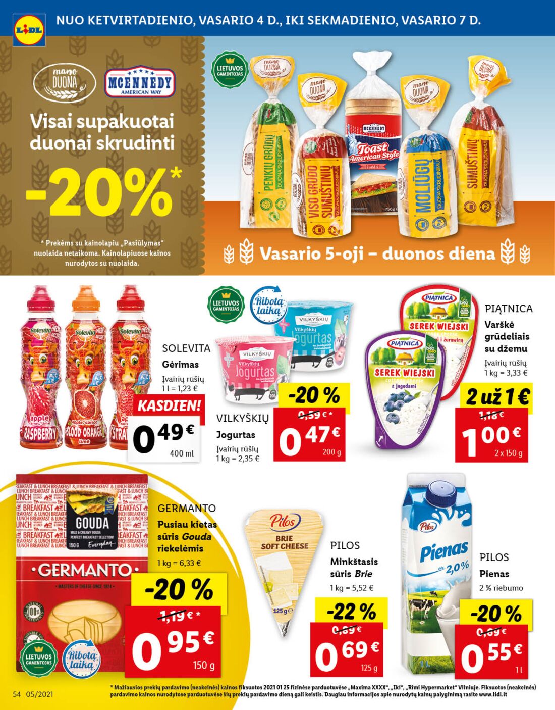 Lidl savaitinis leidinys akcijos nuo 
  2021-02-01 iki 
  2021-02-07 | Leidinukas.lt puslapis 54
