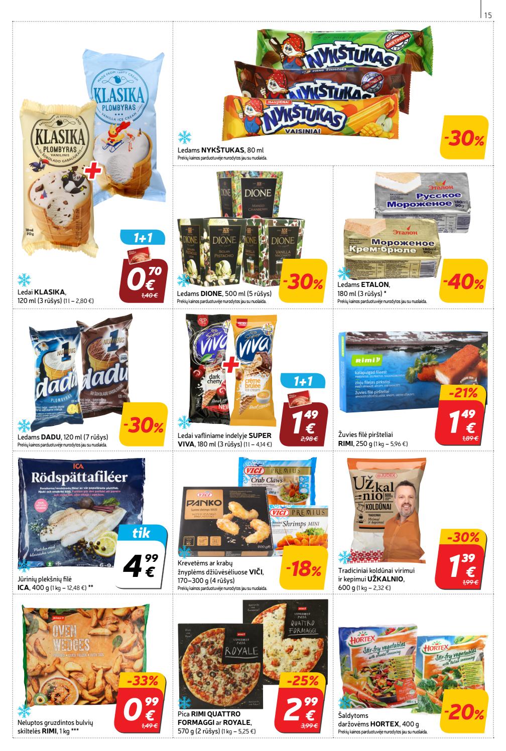 Rimi savaitinis leidinys akcijos nuo 
  2019-09-10 iki 
  2019-09-16 | Leidinukas.lt puslapis 15