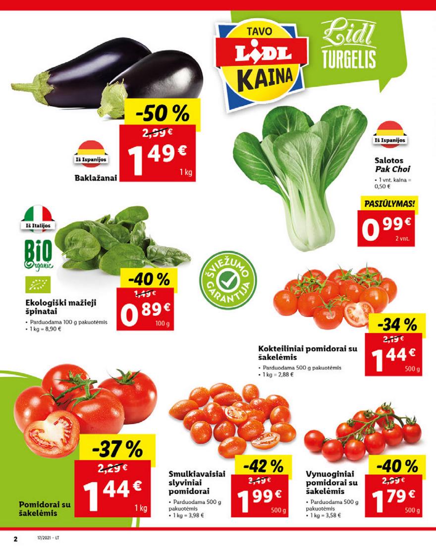 Lidl maisto prekių pasiūlymai akcijos nuo 
  2021-04-26 iki 
  2021-05-02 | Leidinukas.lt puslapis 2