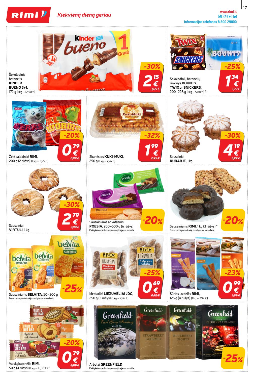 Rimi savaitinis leidinys akcijos nuo 
  2019-09-17 iki 
  2019-09-23 | Leidinukas.lt puslapis 17