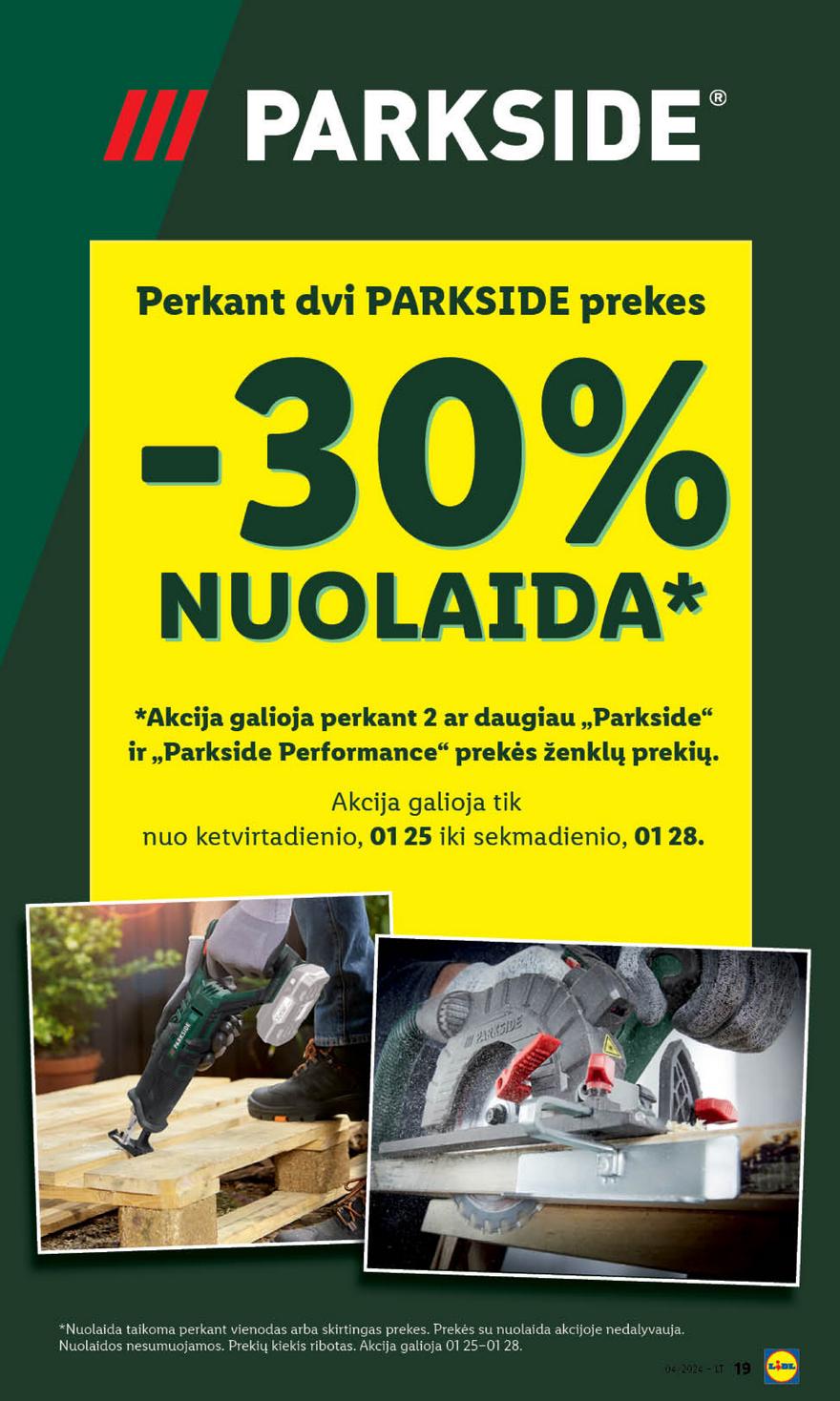 Lidl pasiūlymai akcijos nuo 
  2024-01-22 iki 
  2024-01-28 | Leidinukas.lt puslapis 19
