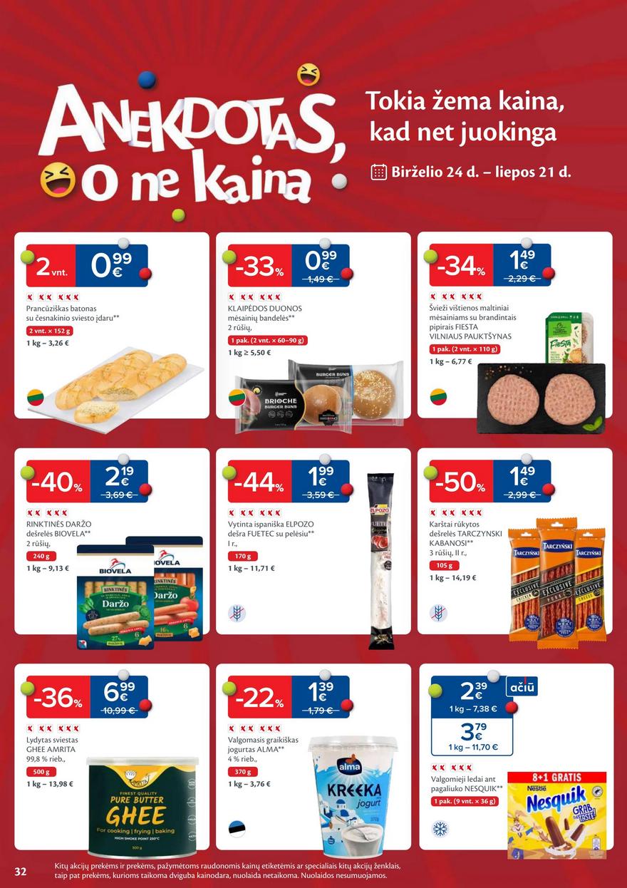 Maxima savaitinis leidinys 29 akcijos nuo 
  2025-07-15 iki 
  2025-07-21 | Leidinukas.lt puslapis 32