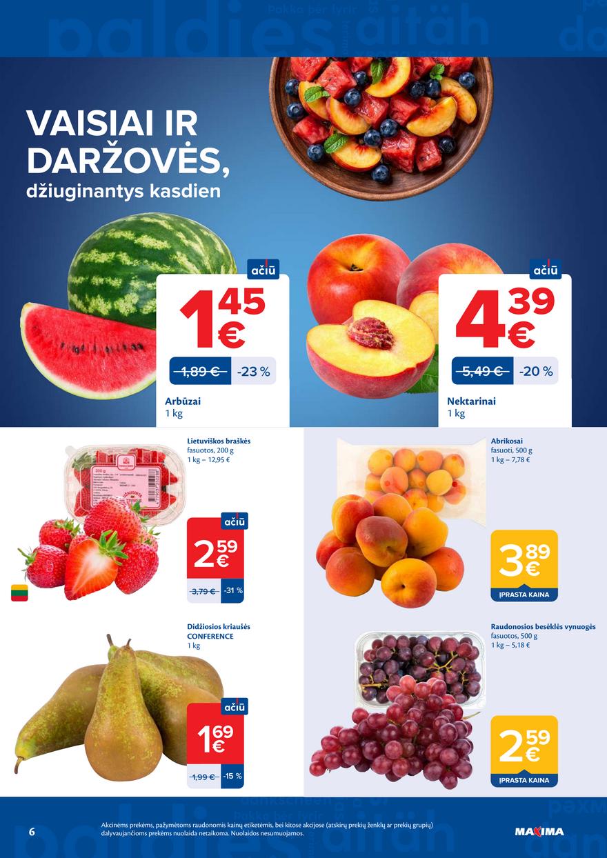 Maxima leidinukas akcijos nuo 
  2026-05-12 iki 
  2026-05-18 | Leidinukas.lt puslapis 6