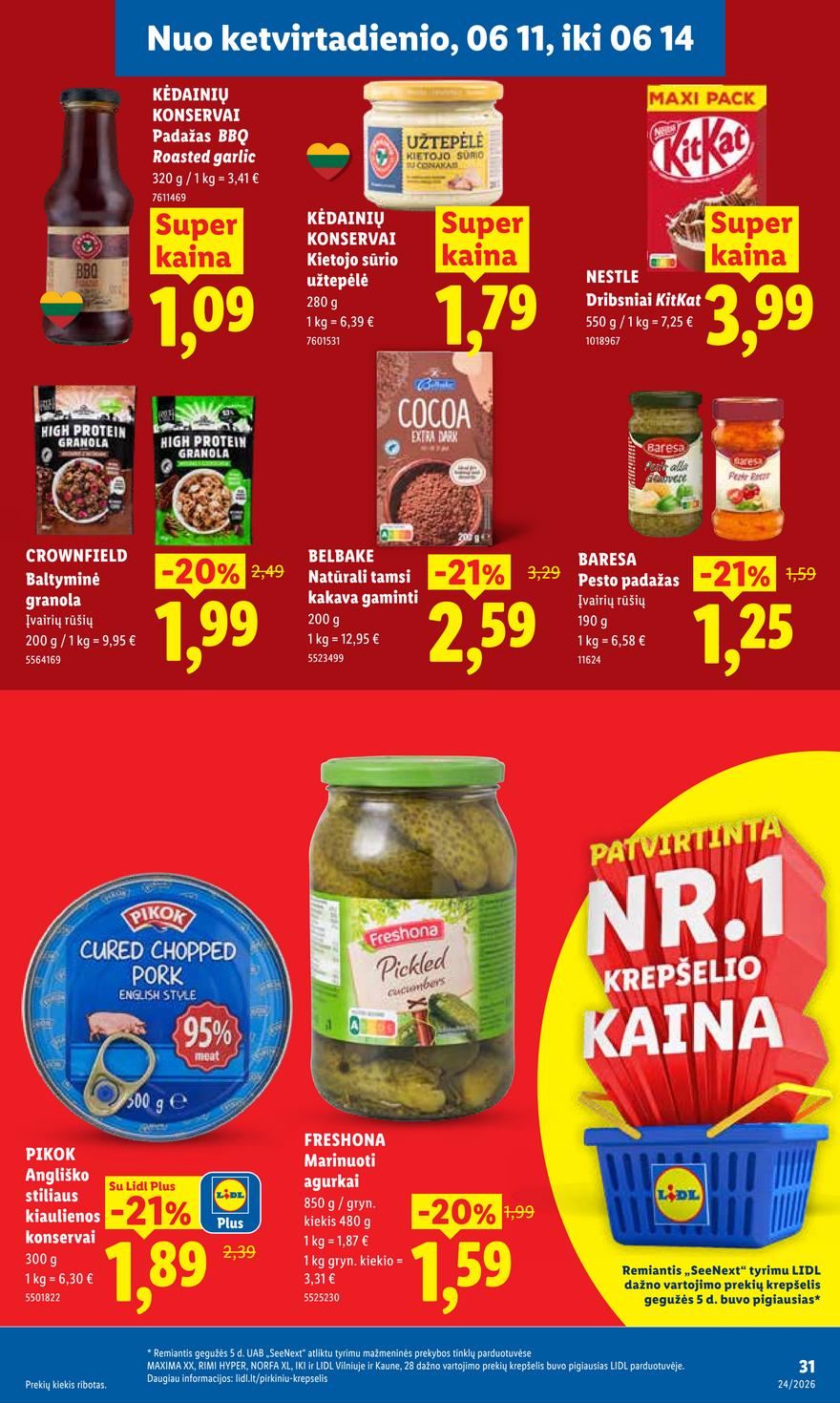 Lidl leidinys akcijos nuo 
  2026-06-08 iki 
  2026-06-14 | Leidinukas.lt puslapis 29