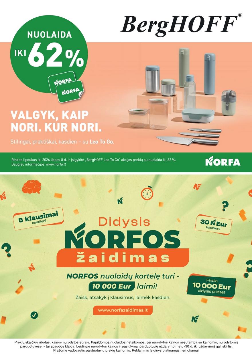 Norfos leidinys akcijos nuo 
  2026-04-30 iki 
  2026-05-13 | Leidinukas.lt puslapis 32