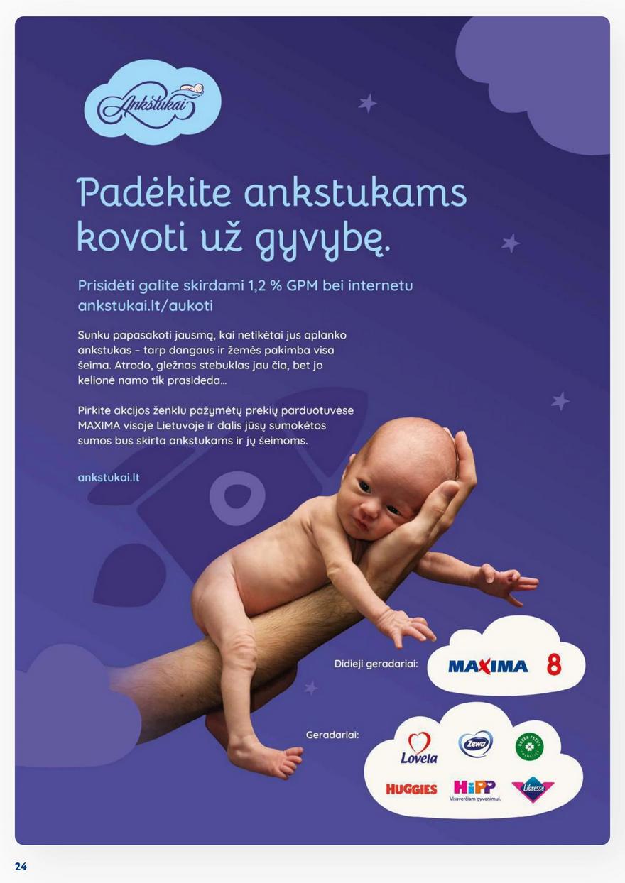 Maxima leidinys akcijos nuo 
  2024-04-16 iki 
  2024-04-22 | Leidinukas.lt puslapis 24