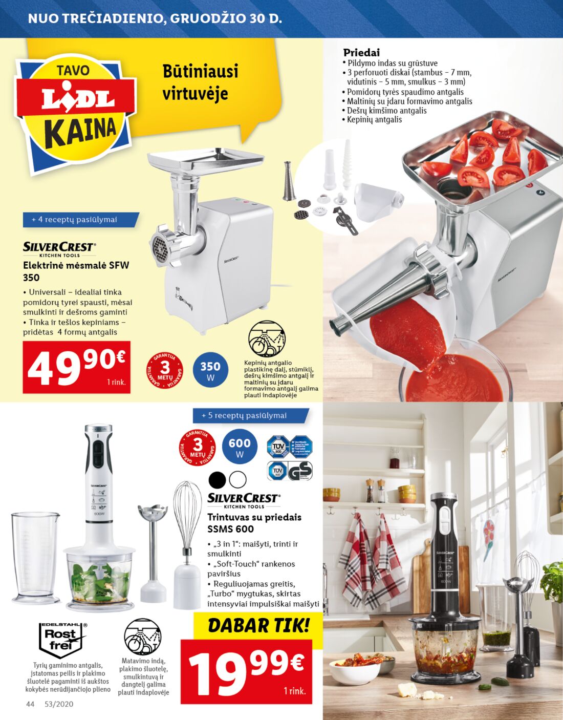 Lidl savaitinis leidinys akcijos nuo 
  2020-12-28 iki 
  2021-01-03 | Leidinukas.lt puslapis 44