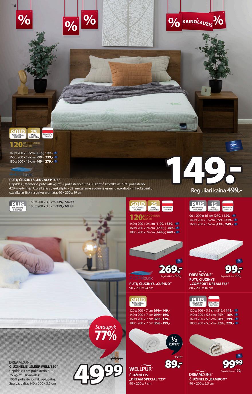 Jysk leidinys akcijos nuo 
  2023-07-18 iki 
  2023-07-31 | Leidinukas.lt puslapis 17