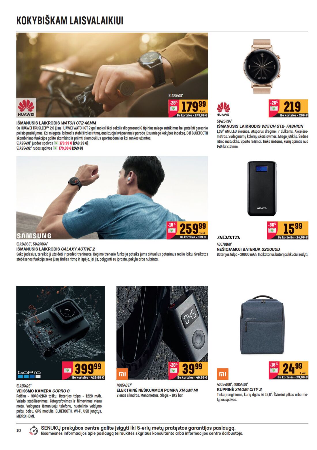 Senukai reklaminis leidinys akcijos nuo 
  2020-08-05 iki 
  2020-08-31 | Leidinukas.lt puslapis 10