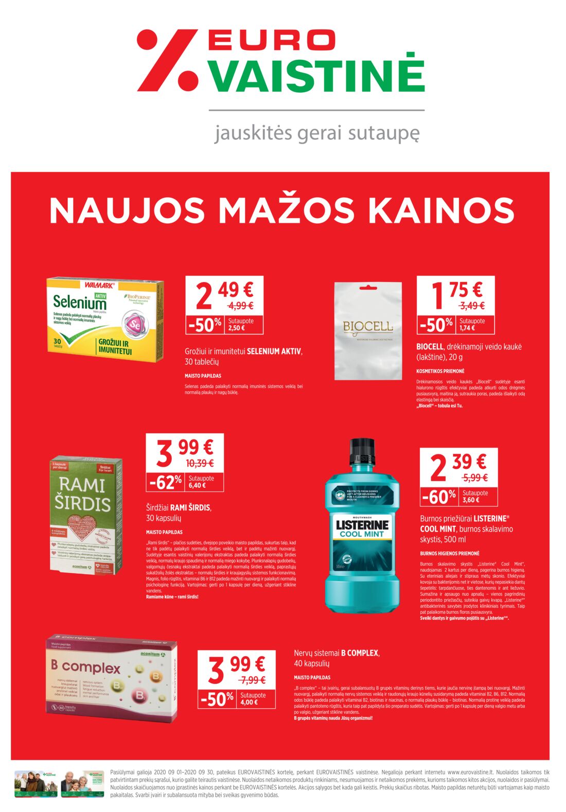 Euro vaistinė leidinys akcijos nuo 
  2020-09-01 iki 
  2020-09-30 | Leidinukas.lt puslapis 2