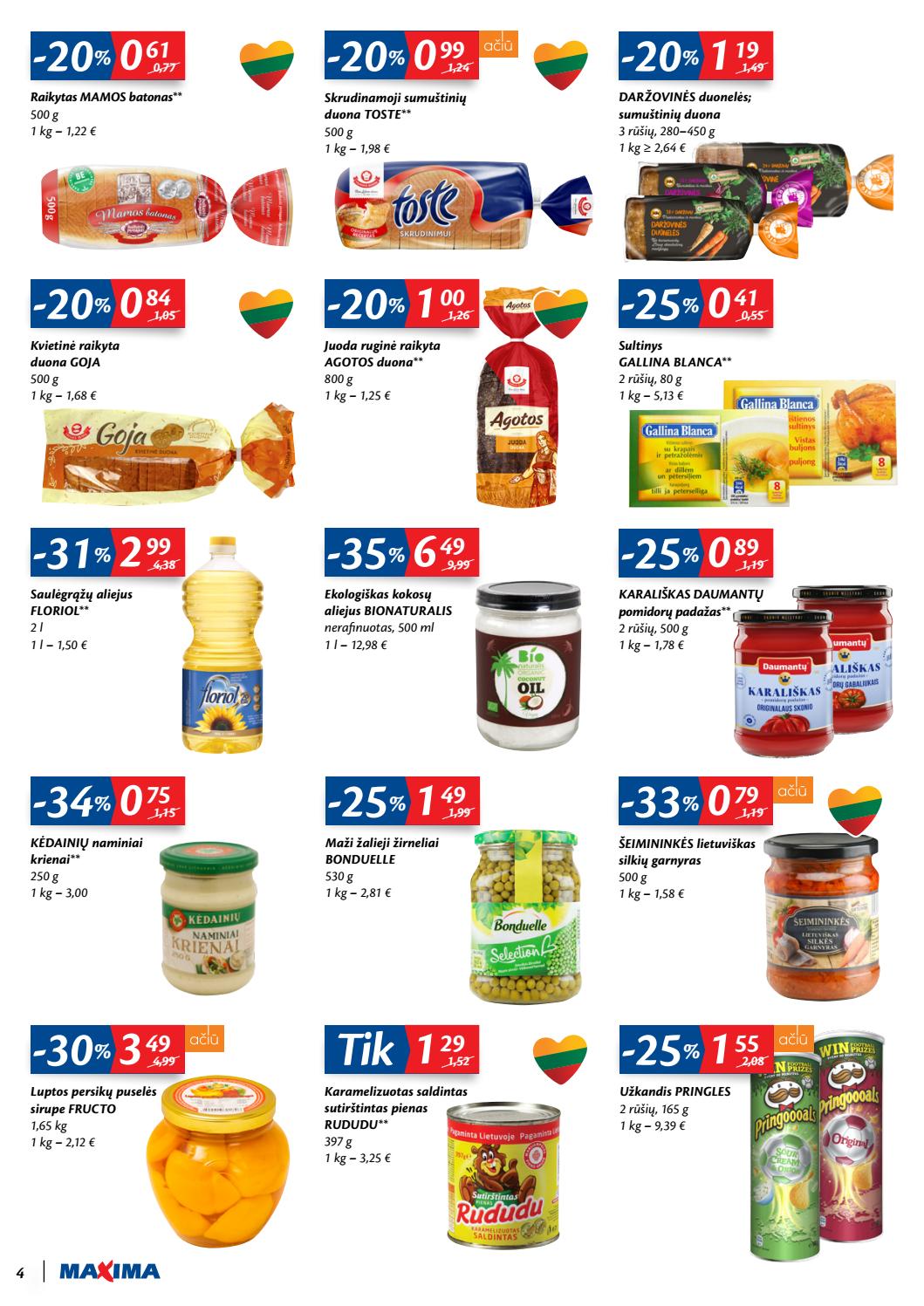 Maxima kaininis leidinys akcijos nuo 
  2020-04-07 iki 
  2020-04-13 | Leidinukas.lt puslapis 4