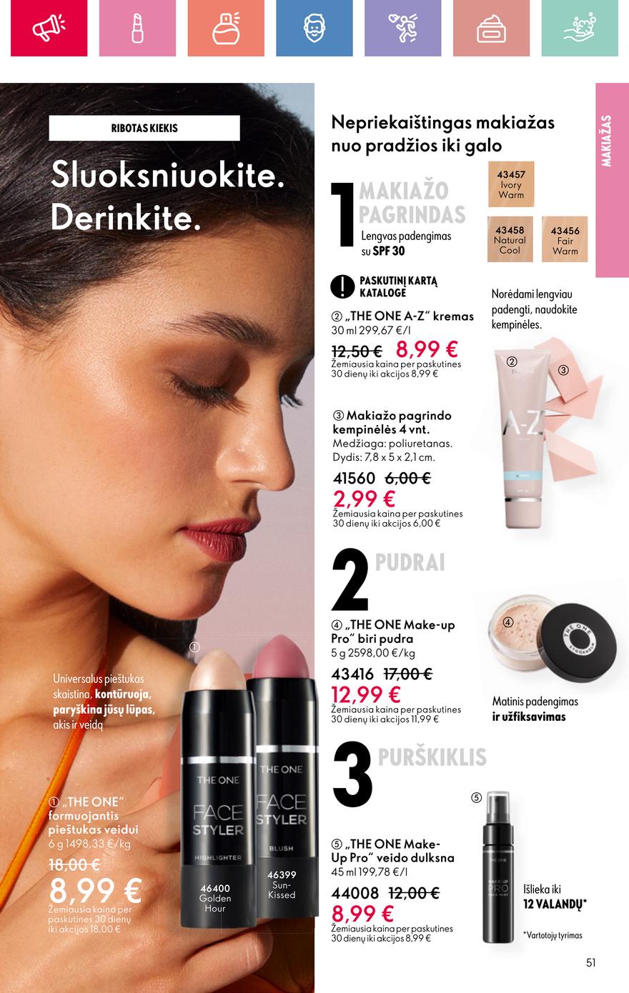 Oriflame katalogas akcijos nuo 
  2025-03-09 iki 
  2025-03-29 | Leidinukas.lt puslapis 51
