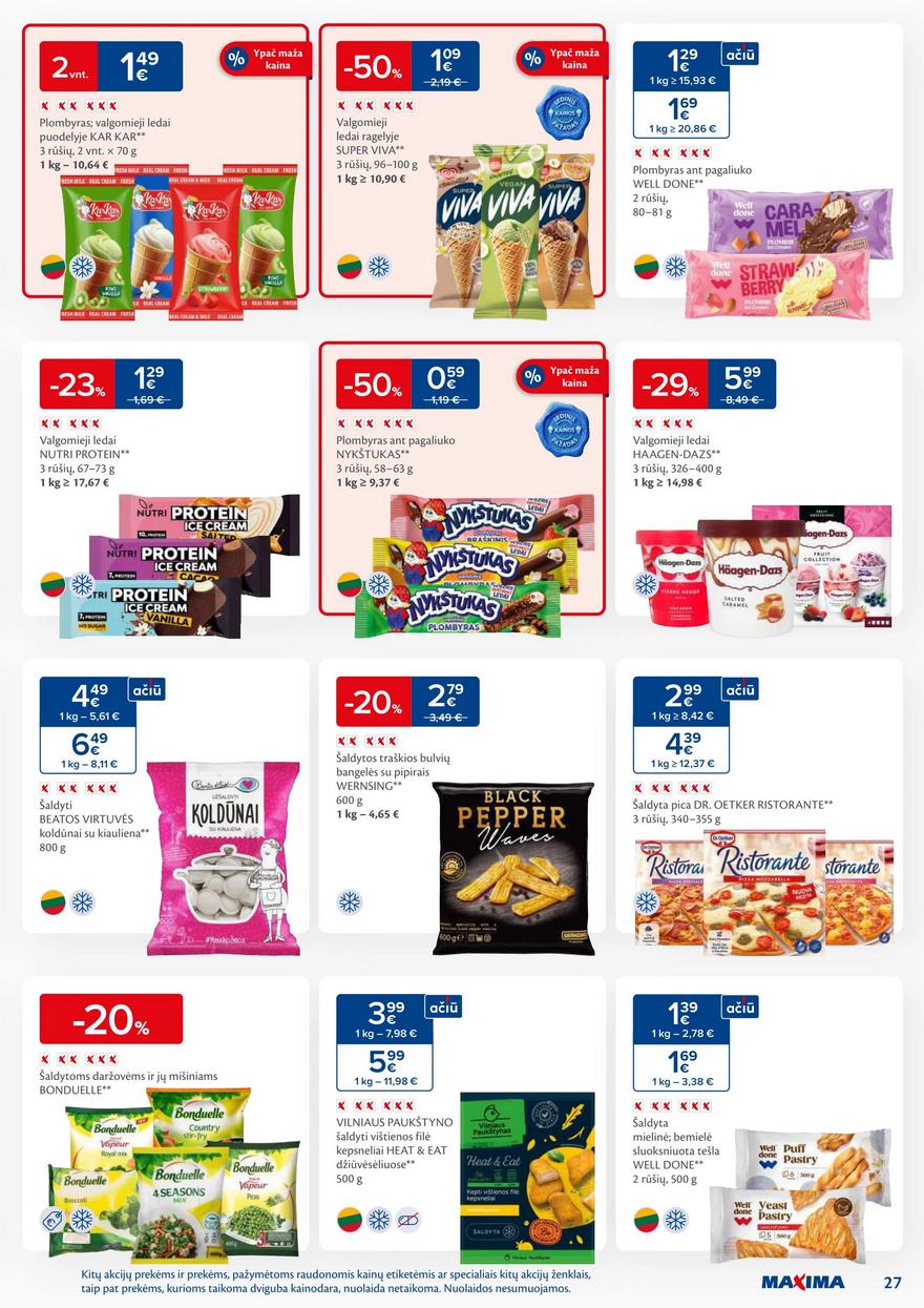 Maxima savaitinis leidinys 22 akcijos nuo 
  2025-05-27 iki 
  2025-06-02 | Leidinukas.lt puslapis 27