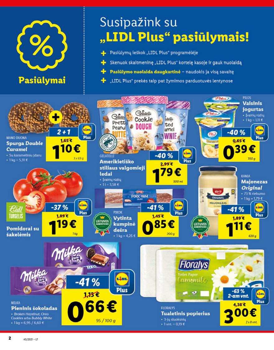 Lidl maisto prekių pasiūlymai akcijos nuo 
  2021-10-04 iki 
  2021-10-10 | Leidinukas.lt puslapis 2