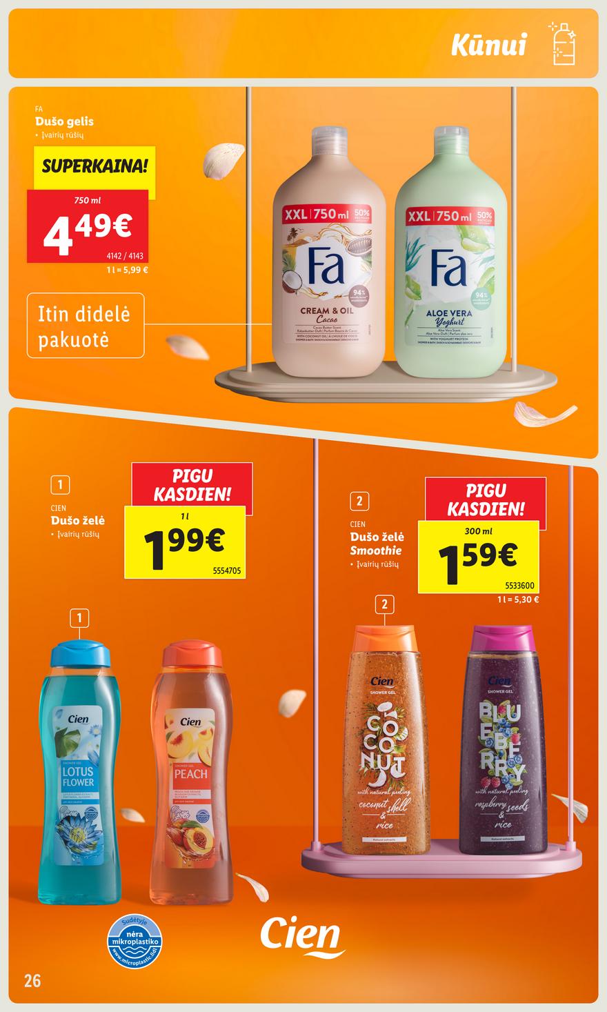 Lidl festivalis leidinys akcijos nuo 
  2024-09-30 iki 
  2024-10-13 | Leidinukas.lt puslapis 26