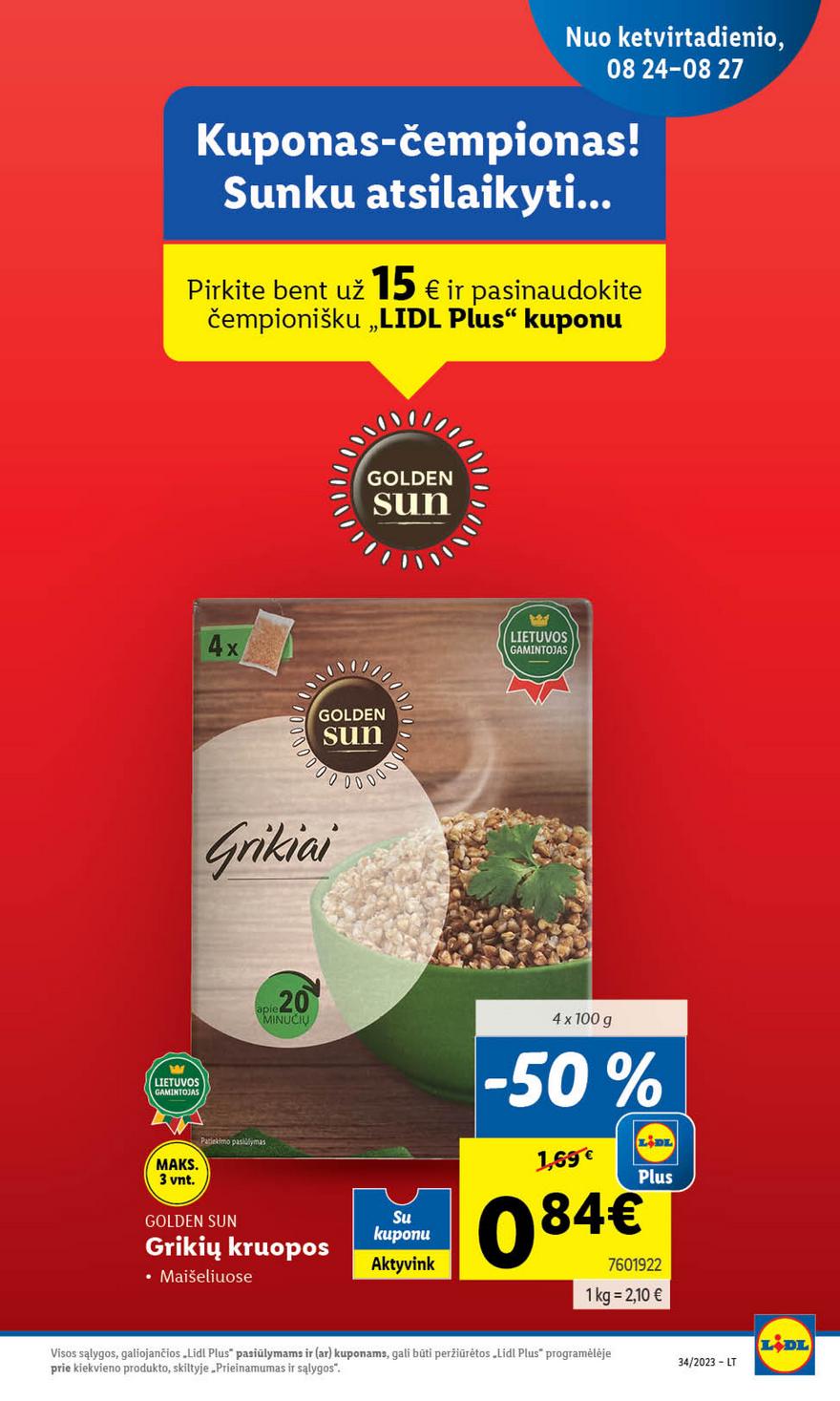 Lidl pasiūlymai akcijos nuo 
  2023-08-21 iki 
  2023-08-27 | Leidinukas.lt puslapis 12