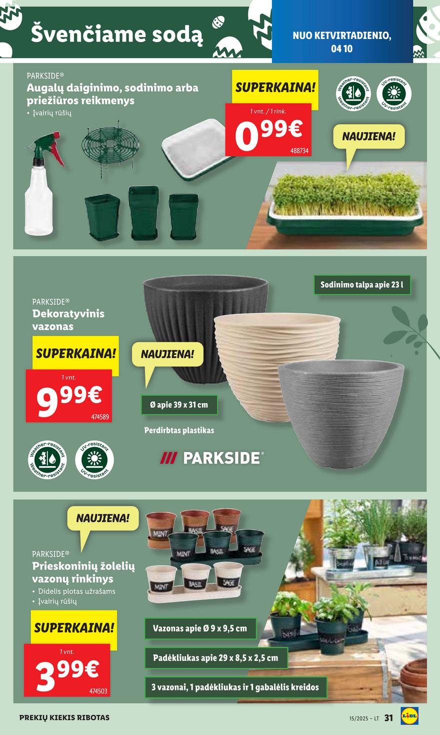 Lidl ne maisto leidinys akcijos nuo 
  2025-04-07 iki 
  2025-04-13 | Leidinukas.lt puslapis 31