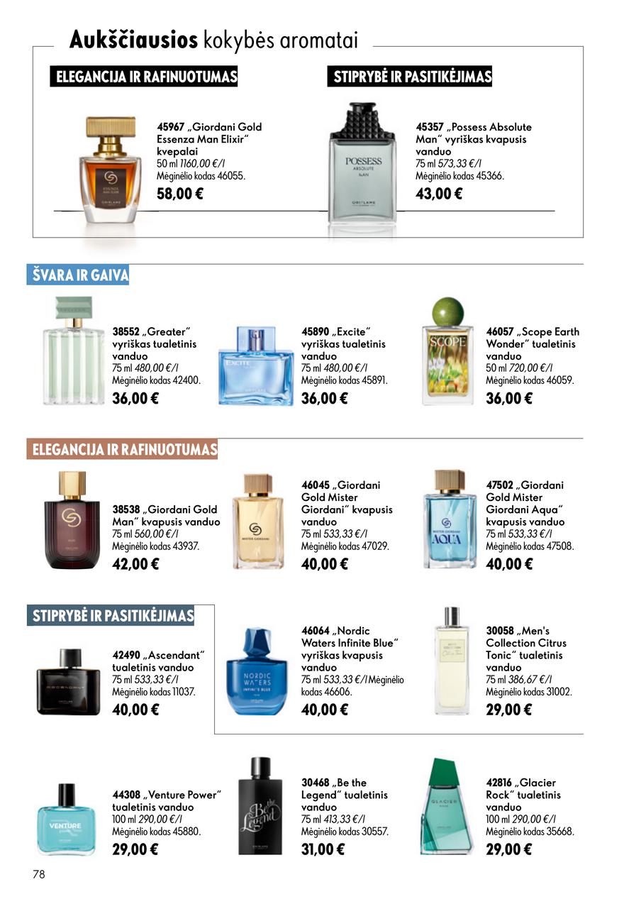 Oriflame katalogas akcijos nuo 
  2026-07-15 iki 
  2026-08-04 | Leidinukas.lt puslapis 78